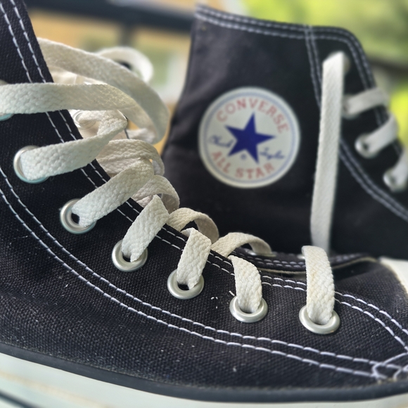 Converse Black and White Chuck Taylor Sneakers - Picture 2 of 4